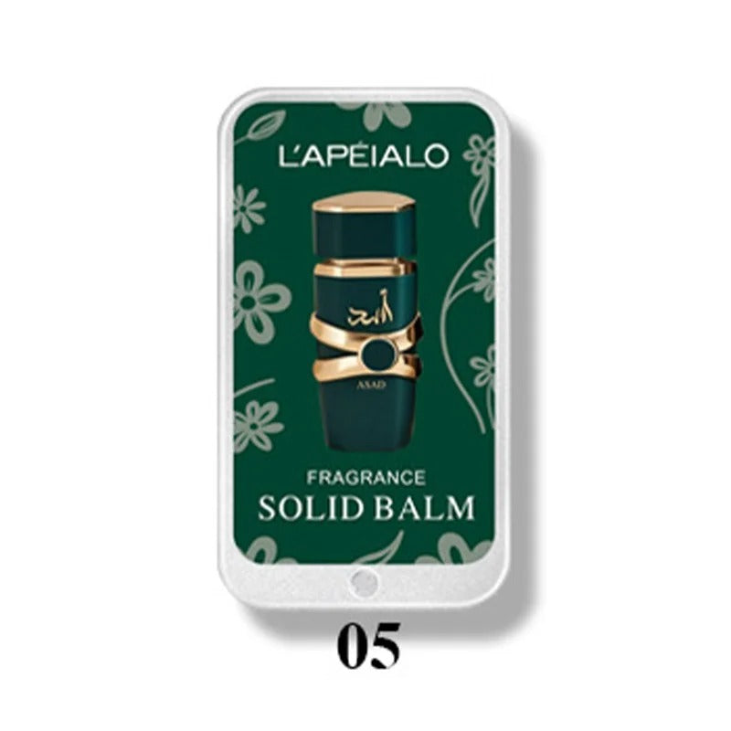 Arab Brand Perfume Unisex Long-lasting Floral Fragrance Woody Tone Portable Natural Fresh Solid Perfume Charming Date Perfume