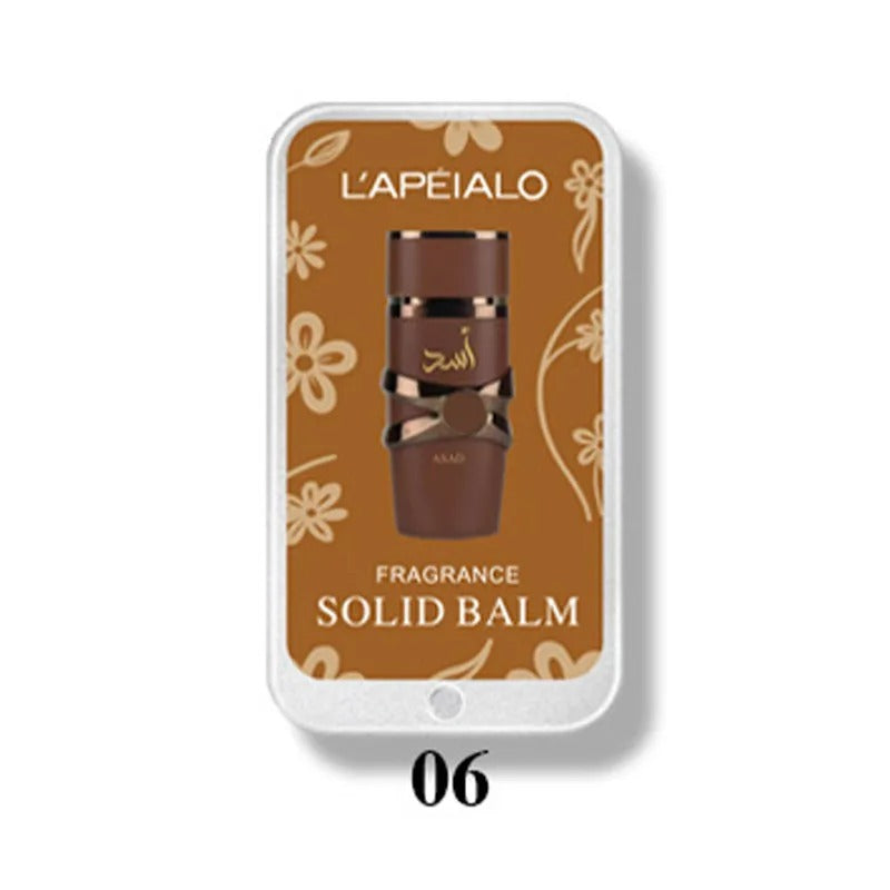 Arab Brand Perfume Unisex Long-lasting Floral Fragrance Woody Tone Portable Natural Fresh Solid Perfume Charming Date Perfume