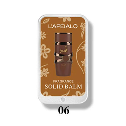 Arab Brand Perfume Unisex Long-lasting Floral Fragrance Woody Tone Portable Natural Fresh Solid Perfume Charming Date Perfume