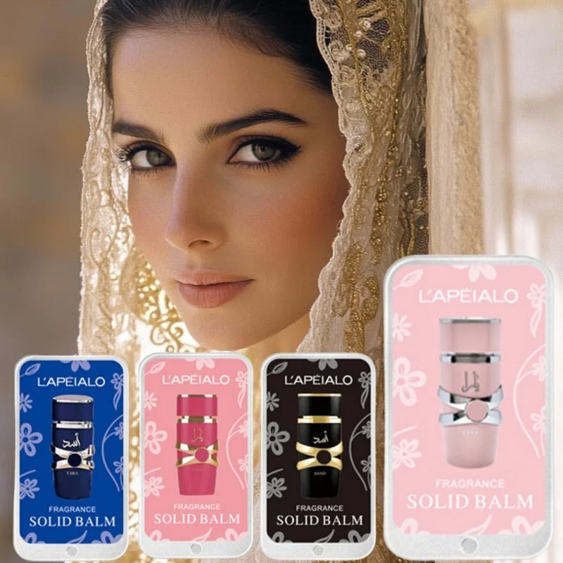 Arab Brand Perfume Unisex Long-lasting Floral Fragrance Woody Tone Portable Natural Fresh Solid Perfume Charming Date Perfume