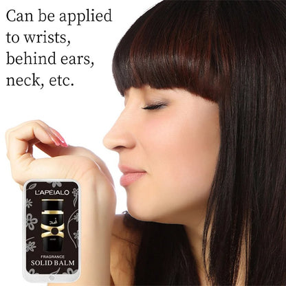 Arab Brand Perfume Unisex Long-lasting Floral Fragrance Woody Tone Portable Natural Fresh Solid Perfume Charming Date Perfume