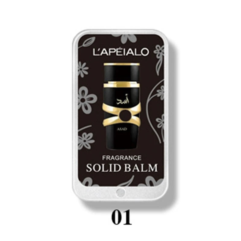 Arab Brand Perfume Unisex Long-lasting Floral Fragrance Woody Tone Portable Natural Fresh Solid Perfume Charming Date Perfume